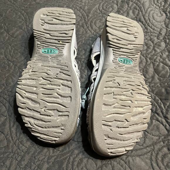 Keen Whisper Women’s Hiking Walking Sandals - Size 8.5, Gray / Peacock - Picture 9 of 9